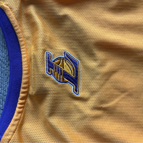 NBA Los Angeles Lakers Gold and Purple Basketball Tank Top - Picture 4 of 4